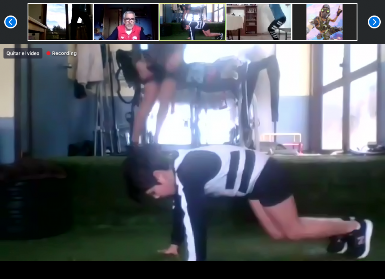 Segundo #YoEntrenoEnCasa contó con más de 150 deportistas entrenado vía Zoom.