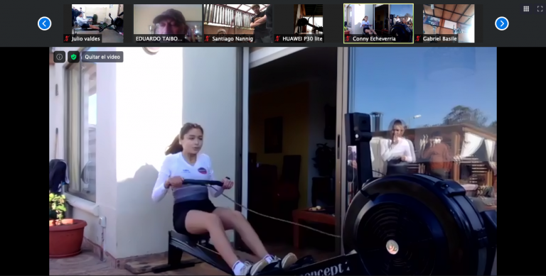 Federación Chilena de Remo llevo Nacional de Ergómetro online en su primera fase