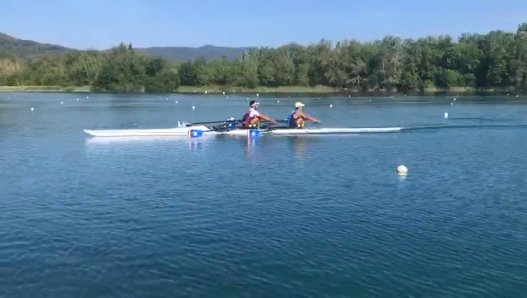 Con las miras a Tokio, César Abaraoa y Eber Sanhueza se preparan en Bañolas, España.