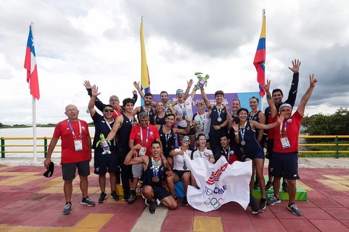 Chile se convierte en Campeón de Remo en los Juegos Bolivarianos de Valledupar, Colombia.