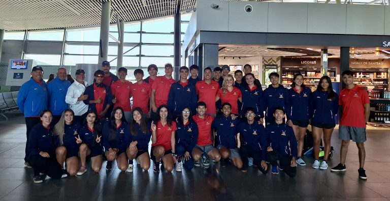 Team Chile de Remo viaja a Rio de Janeiro, para participar en el Sudamericano de Brasil.