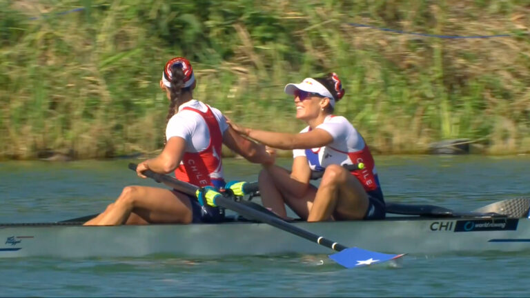 Brillante inicio para las Hermanas Abraham representando a Chile en el Mundial de Remo de Amsterdam 2026.